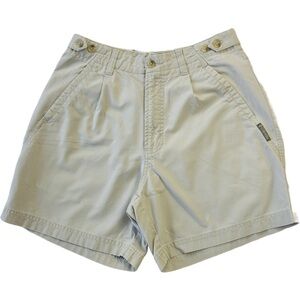 Columbia woman's cotton high waisted 6" shorts size 8
